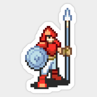 Soldier Fighting Sprite Sticker